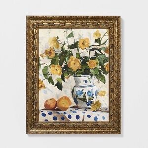 16”x20” Viral Floral Painting Wall Art - Threshold designed with Studio McGee